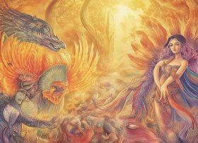 古代神话故事绘画作品；古代神话故事绘画作品大全