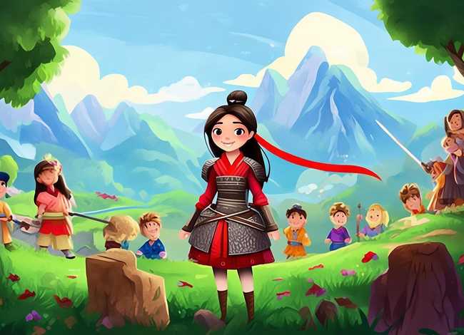 儿童故事花木兰全文 少儿花木兰的故事