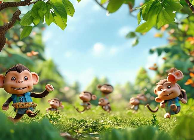 关于猴子的儿童故事；关于小猴子的故事幼儿