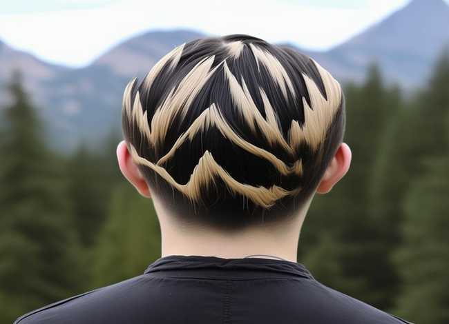 山形状的发型 - 山字型头发的命运