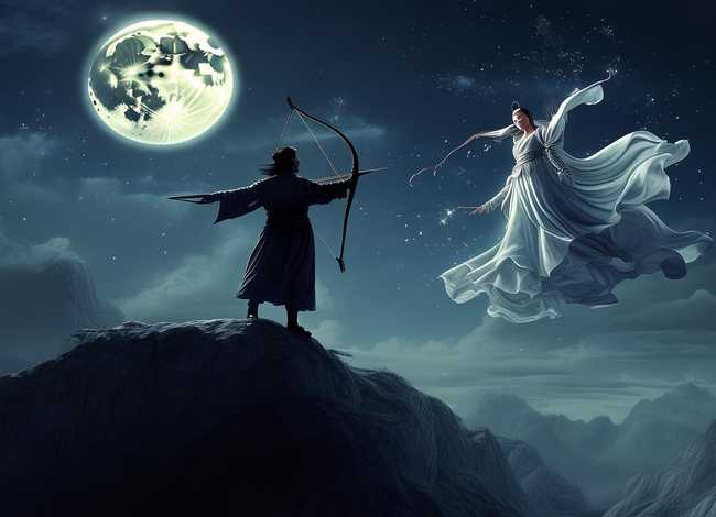 后羿的故事传说，嫦娥与后羿的故事传说