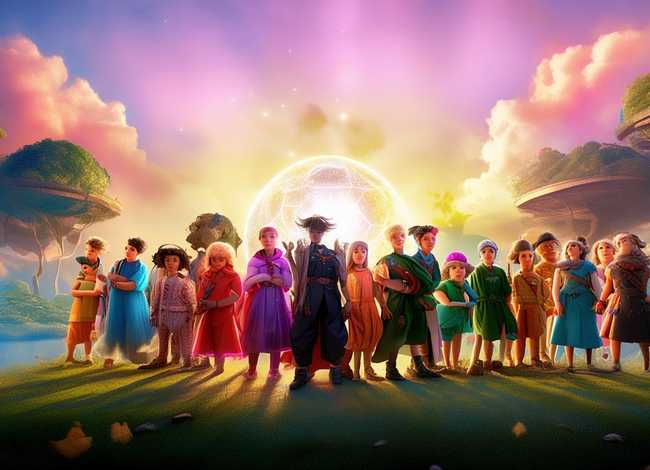 儿童英雄故事视频背景素材，少儿英雄故事视频