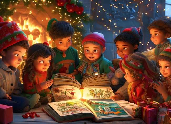 美丽的新年儿童故事，美丽的新年绘本故事