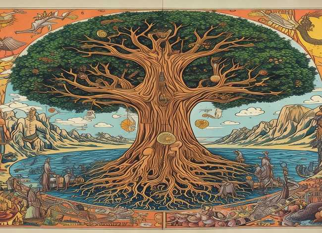 世界神话故事手抄报、世界神话故事手抄报怎么画