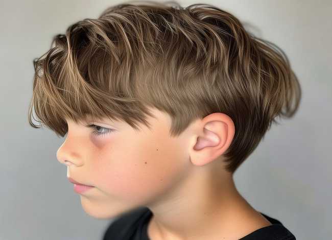 男孩发型前短后长 - 男孩发型前短后长怎么剪