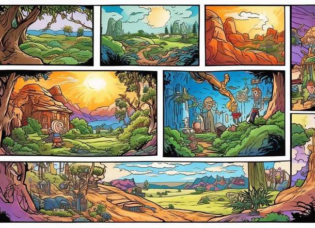 儿童探险手绘连环画、儿童探险手绘连环画怎么画