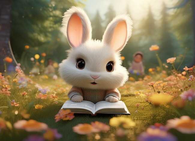 小白兔儿童故事3-6岁完整版，少儿小白兔故事大全