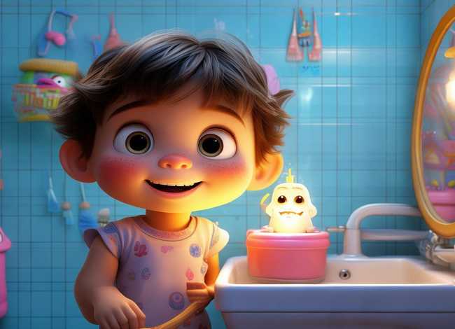 刷牙故事绘本完整，绘本故事《刷牙》