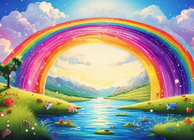 彩虹故事绘画 彩虹故事绘画图片 彩虹故事绘画 彩虹故事绘画图片