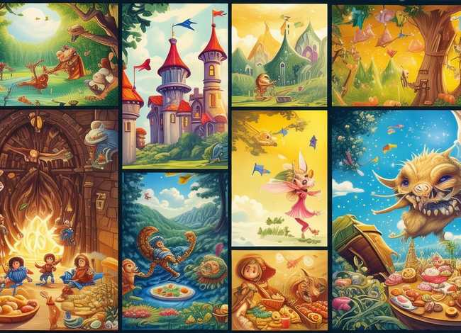 儿童故事绘本连环画 - 绘本故事连环画6幅