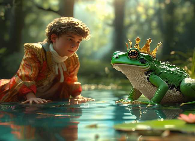儿童故事青蛙王子、儿童故事青蛙王子图片