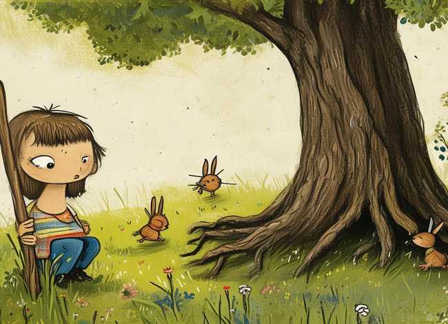 儿童故事守株待兔（守株待兔少儿故事）