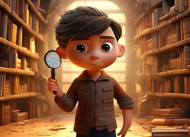 儿童侦探读物插画 儿童侦探读物插画图片