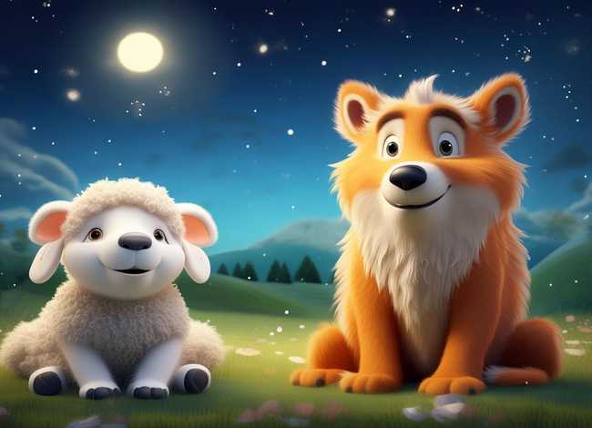 儿童睡前故事狼和羊，幼儿睡前故事羊和狼
