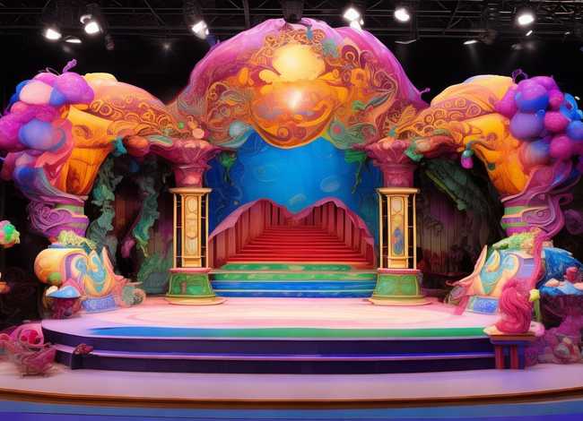 少儿舞台童话剧 儿童话剧舞台图片