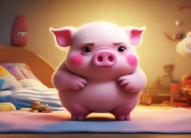儿童睡前故事爱生气的小猪，生气的小猪 睡前故事