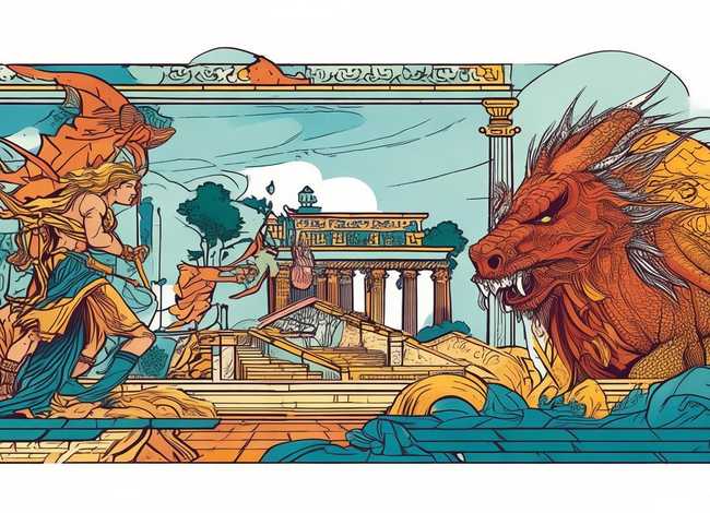 关于古希腊神话的简笔画 关于古希腊神话的简笔画图片