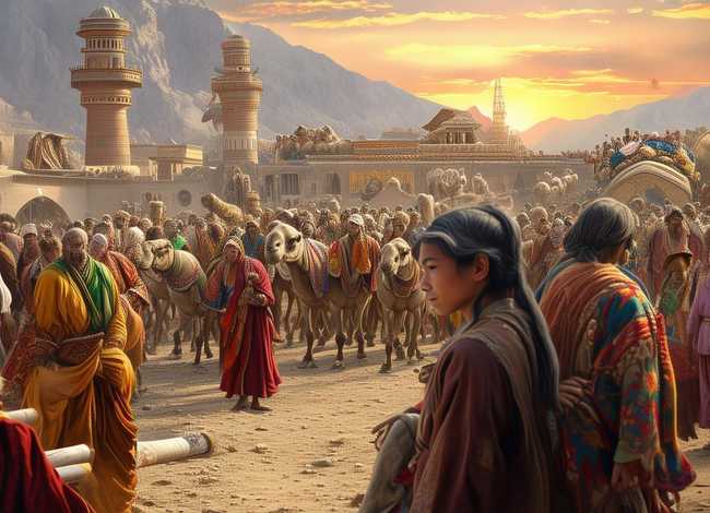 丝绸之路的故事300字 丝绸之路的历史故事300字