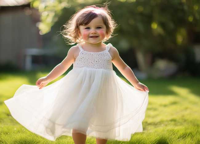 儿童自制白纱裙 儿童自制白纱裙图片