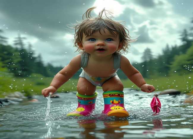 儿童绘本故事雨靴（雨晴绘本故事）