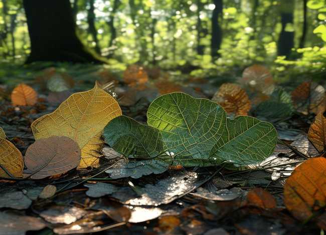 树叶故事画 - 树叶画讲故事