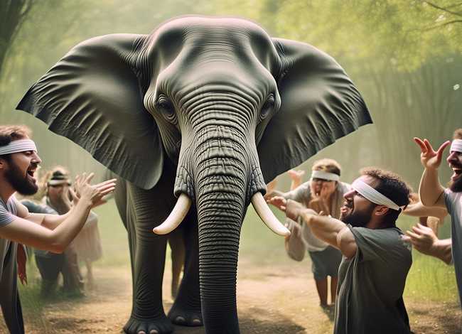 盲人摸象的故事及道理（盲人摸象的故事及道理是什么）