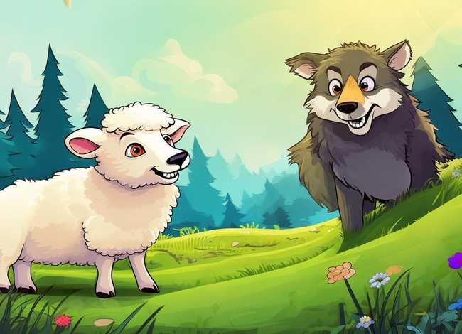 儿童故事狼和小羊在线观看；幼儿故事狼和小羊文字版视频