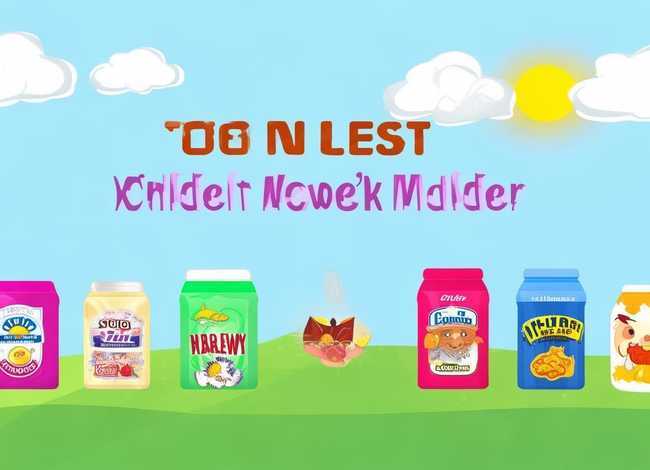 儿童奶粉品牌排行榜、儿童奶粉品牌排行榜10强