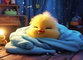 小鸡仔故事 - 小鸡仔的睡前故事