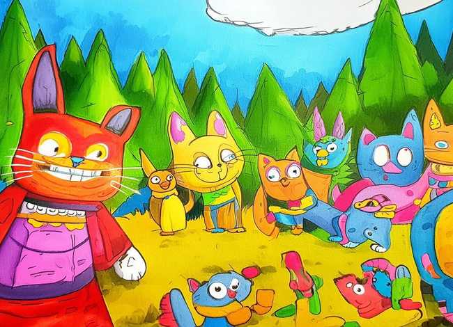 儿童故事简笔画大全带颜色；儿童故事简笔画大全