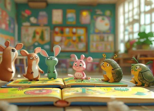 动物故事简笔画幼儿园 - 幼儿园动物故事主题创编简笔画