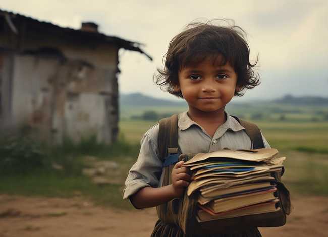 贫困儿童上学励志故事（贫困小学生励志感人的故事）