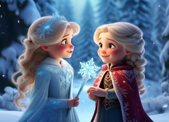 冰雪奇缘儿童故事，少儿故事冰雪奇缘