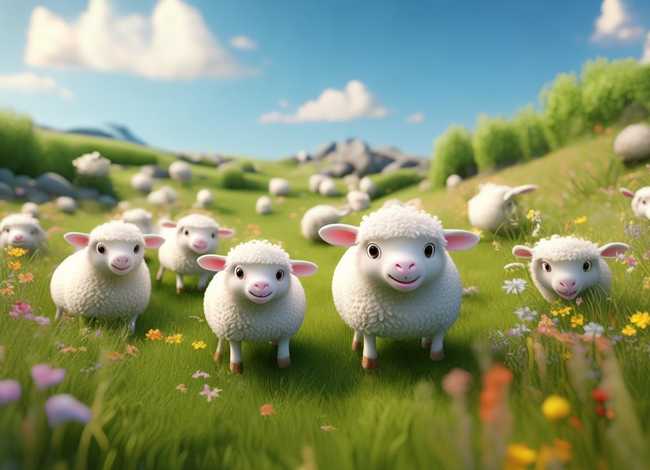 儿童故事小羊，幼儿故事小羊