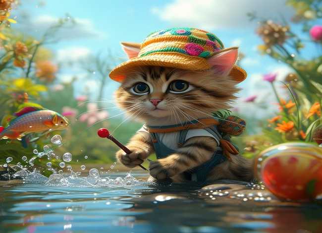 小猫钓鱼儿童故事免费阅读全文（小猫钓鱼的故事全文阅读）