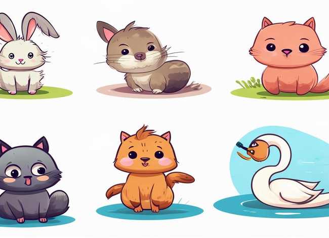 绘本故事简笔画6张 动物简单（绘本故事简笔画6张 动物简单又好看）