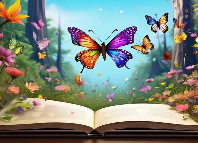 蝴蝶故事绘本（蝴蝶故事绘本图片）