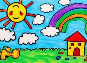 4 6岁儿童简笔画有颜色 - 3-6岁儿童简笔画颜色