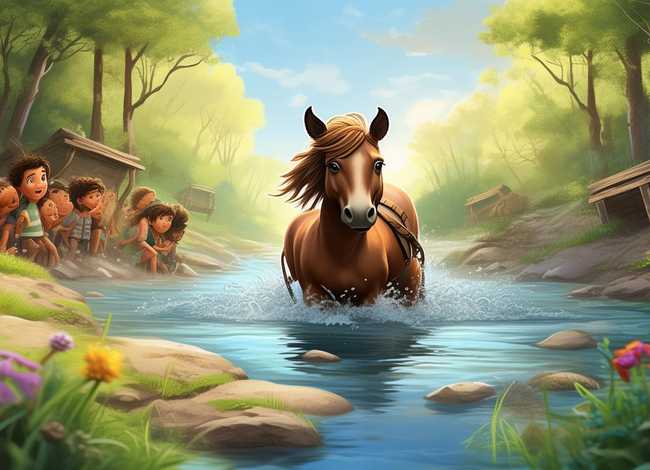 儿童故事大王小马过河 - 幼儿大班语言故事小马过河教案