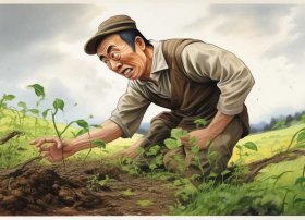 拔苗助长的成语故事怎么画，拔苗助长成语故事的绘画大全