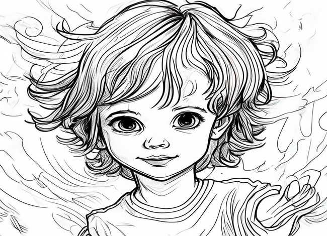 线描画 儿童（线描画 儿童画和创意画的区别）