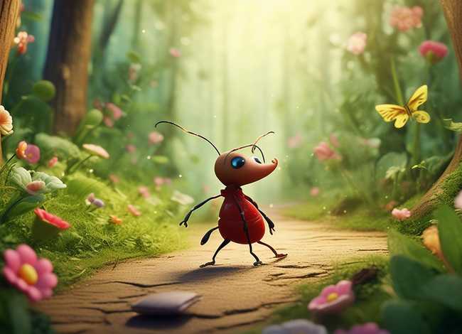 儿童故事小蚂蚁安特 小蚂蚁幼儿故事