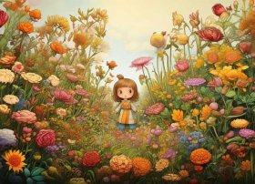 花朵的故事绘本、花朵的故事绘本图片