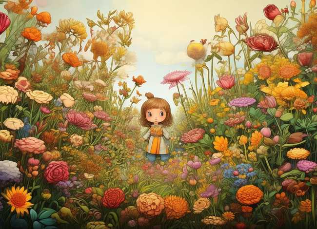 花朵的故事绘本、花朵的故事绘本图片