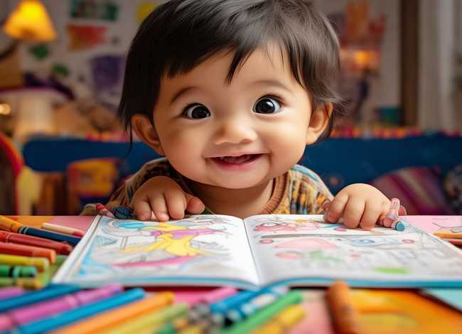 涂涂儿童故事、幼儿故事涂色