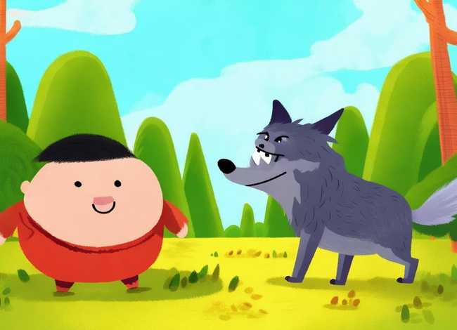 东郭先生绘本故事大全 幼儿东郭先生和狼绘本故事图片