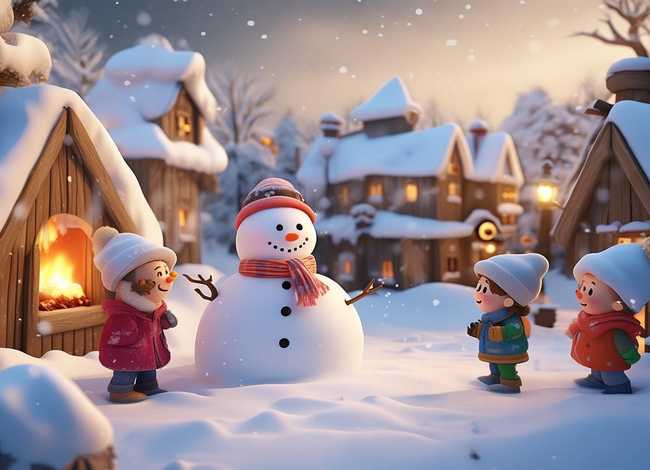 下雪的儿童故事视频、下雪的故事幼儿视频