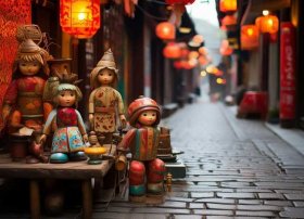 胡同里400多年的儿童玩具；胡同里的年味儿