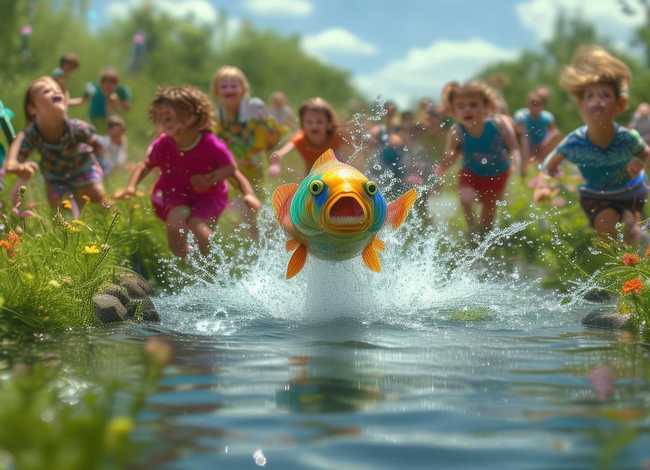 抓鱼的故事儿童版；抓鱼的故事作文