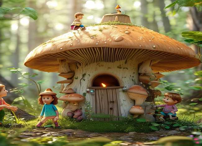 儿童故事蘑菇屋的奇妙冒险；关于蘑菇屋的绘本故事